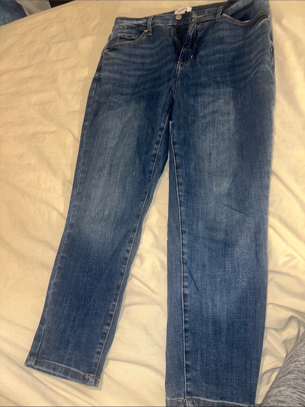 Sonoma Straight-Leg Jeans in Medium Blue Wash
